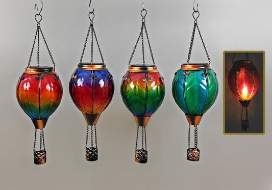 Solar Hot Air Balloon Hanging Lantern - 5-3/4" Diameter