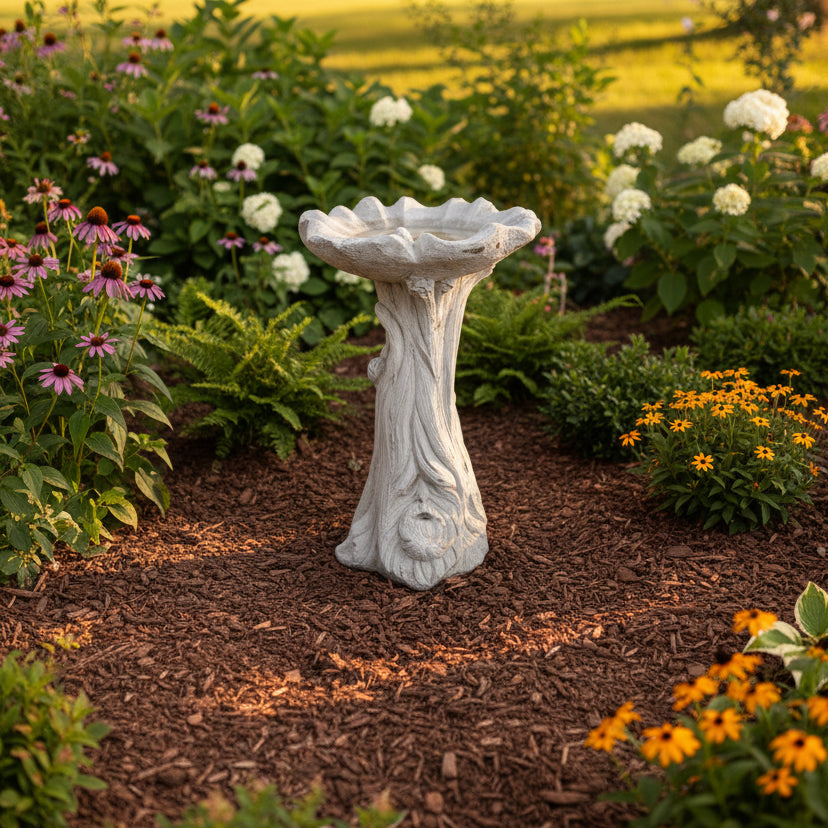 Greenman Birdbath