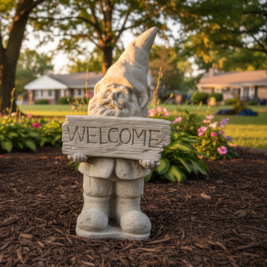 Welcome Sign Gnome