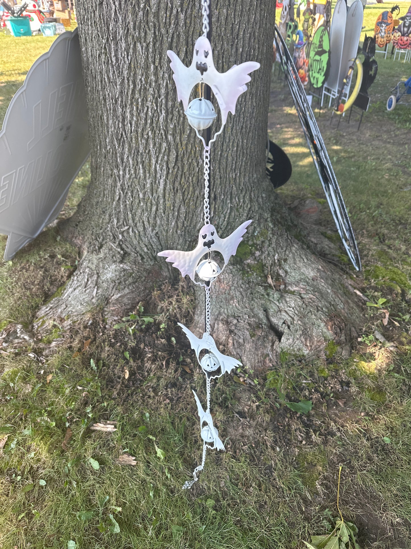 Metal Halloween Hanging Ghosts