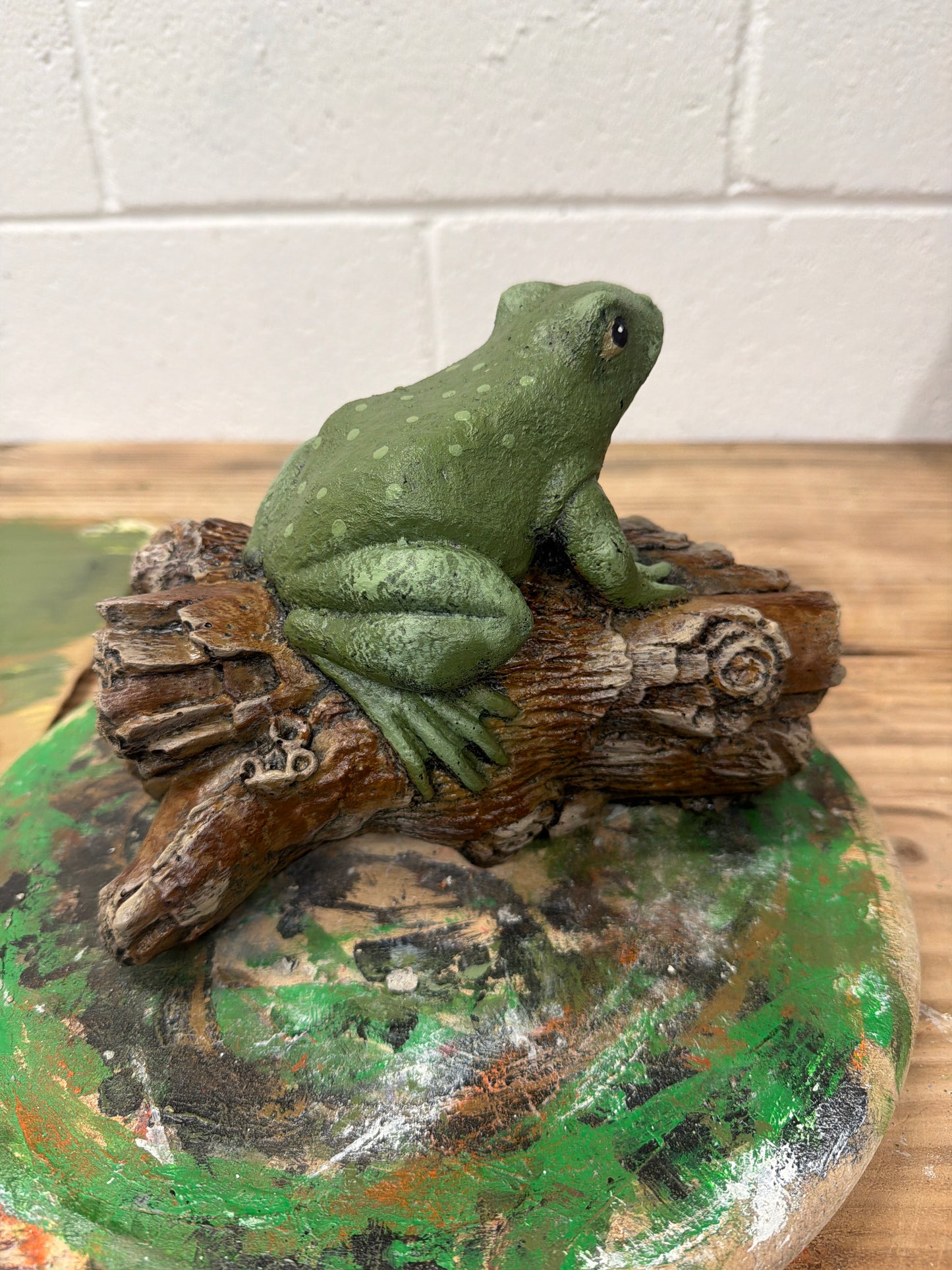 Frog On Log
