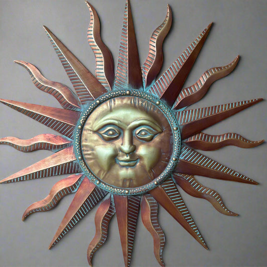 Copper Patina Sun