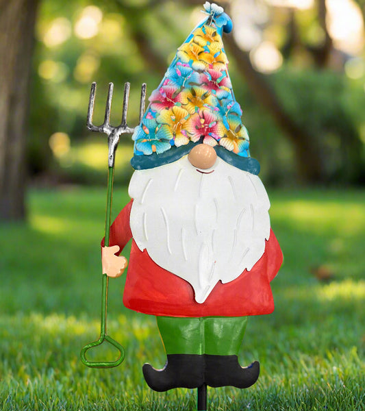 Solar Flower Hat Gnome