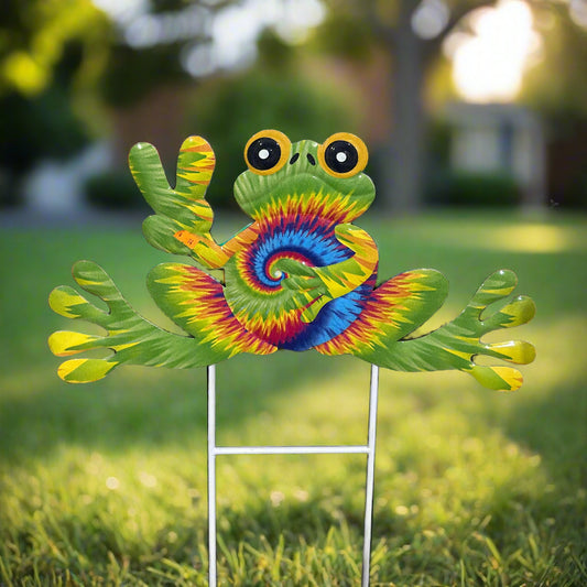 Metal Tye Dye Frog