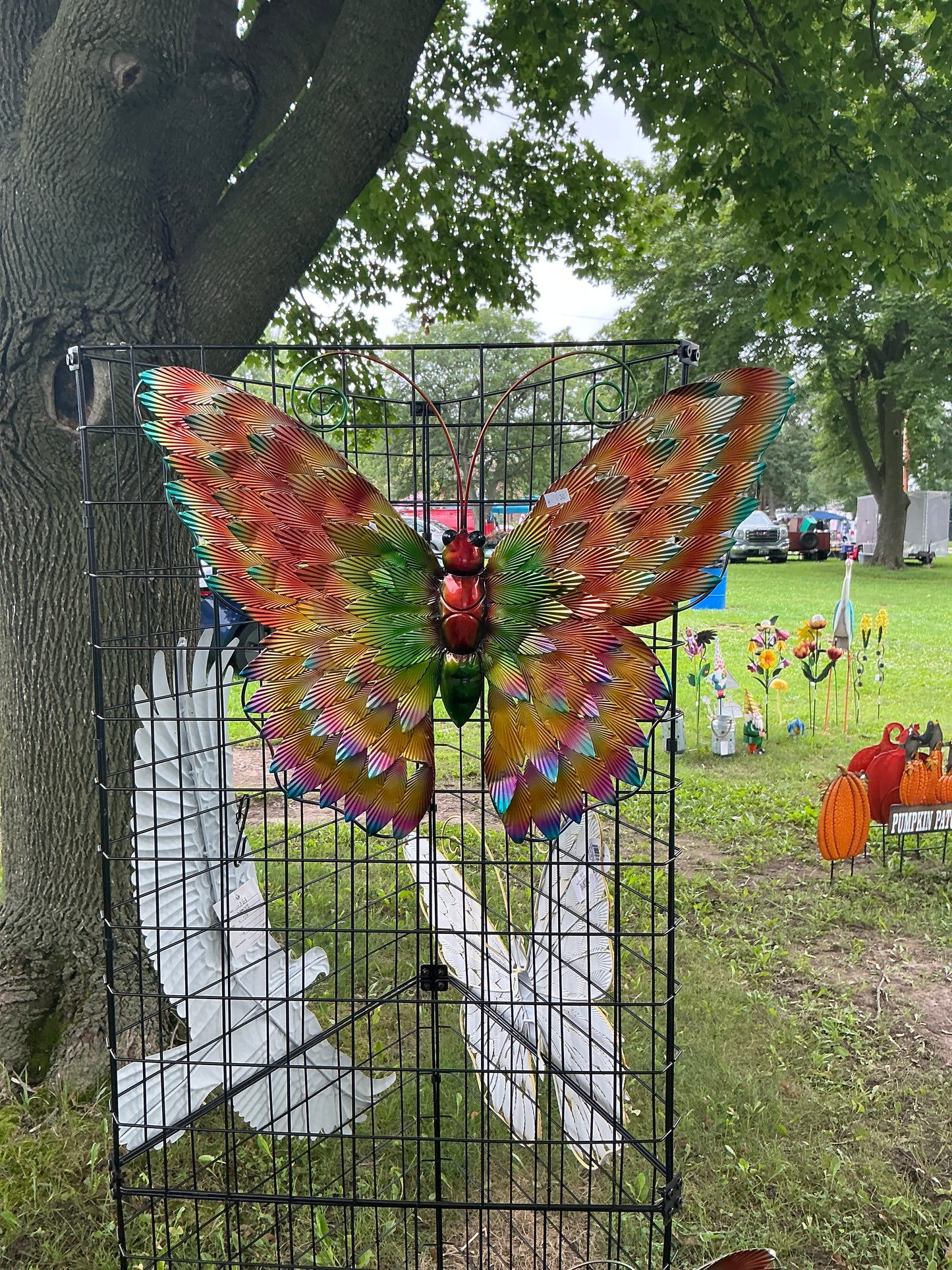 Metal Multicolor Butterfly