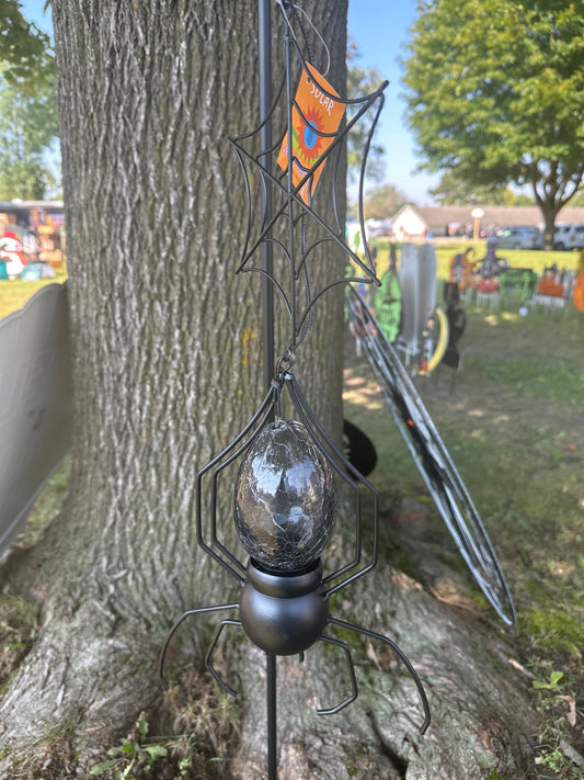 Metal Hanging Spider