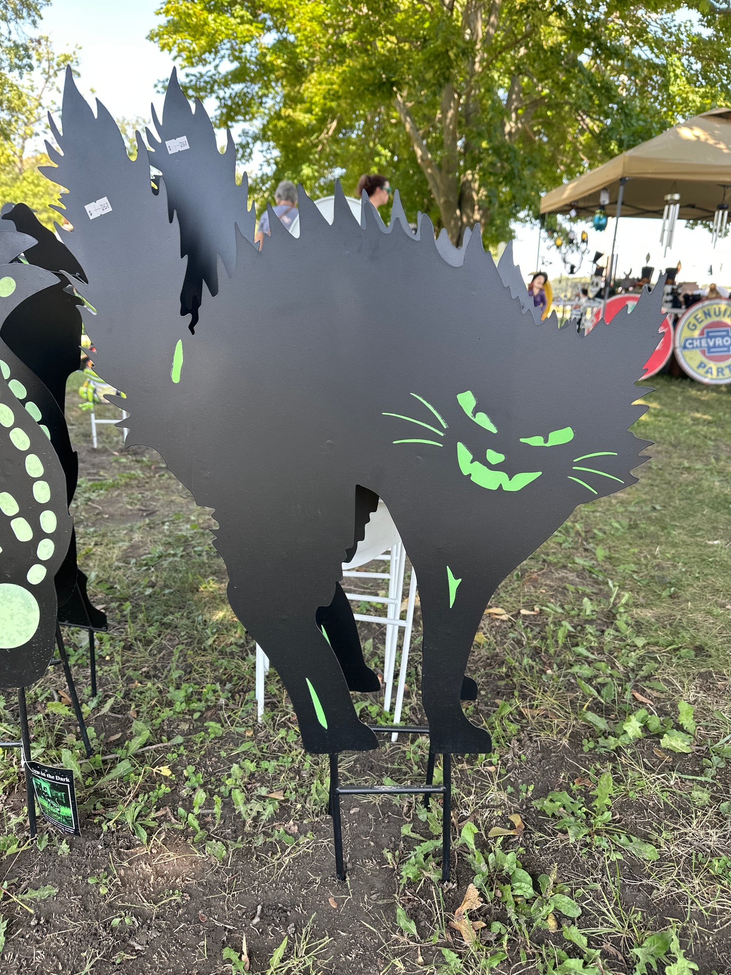 Halloween Cat Stake 38H