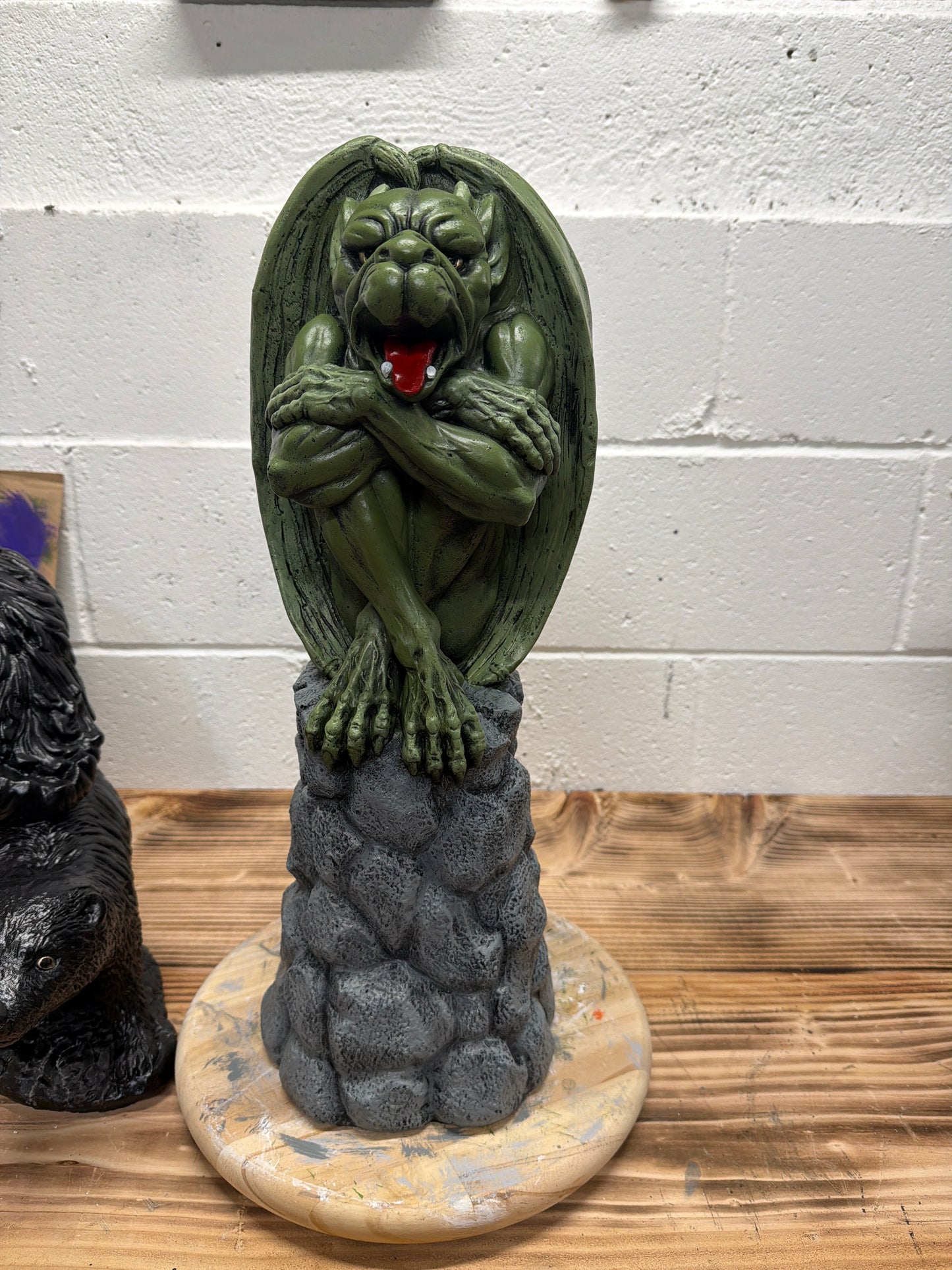 Gargoyle on Rock