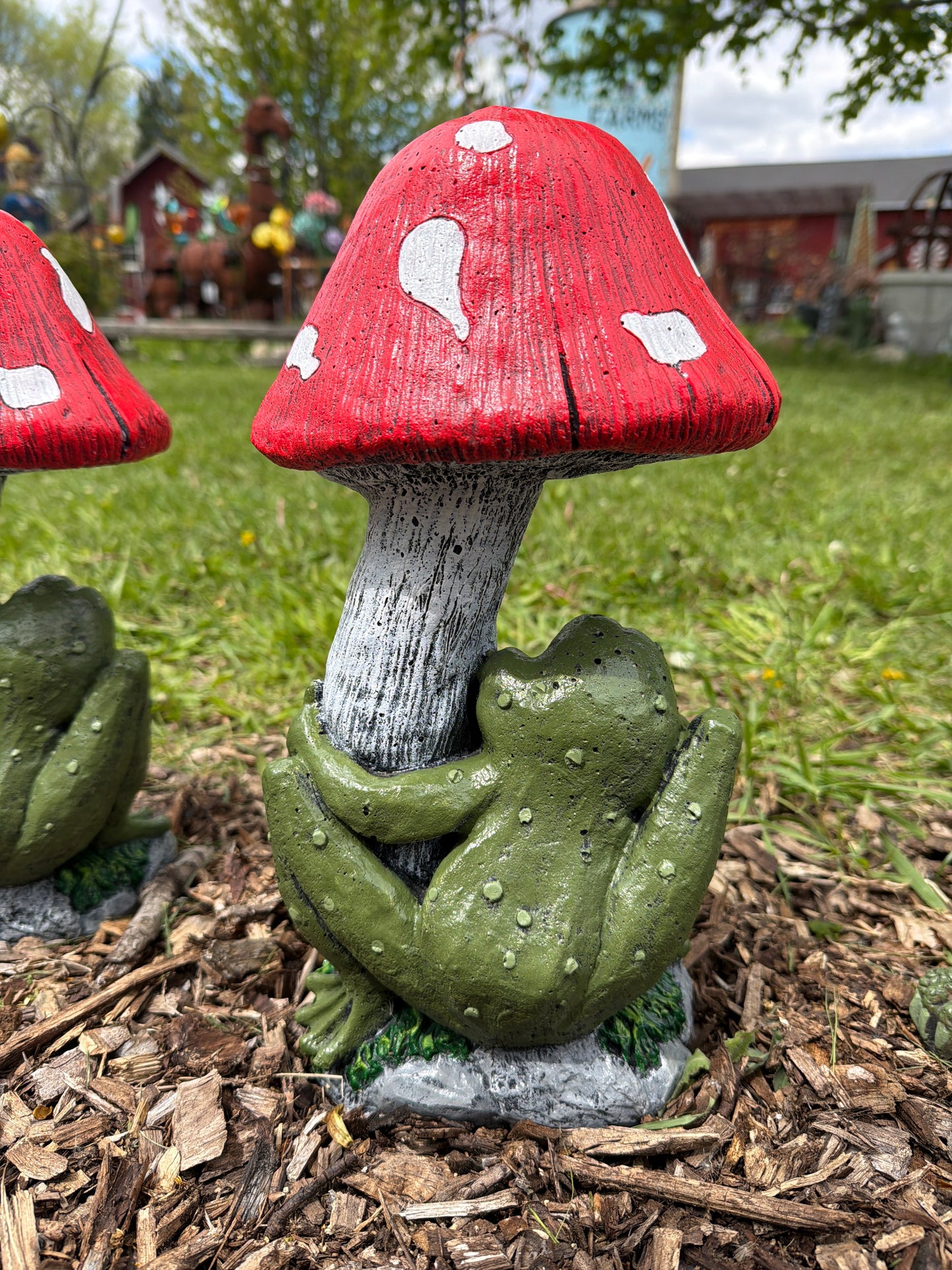 Frog with Mushroom