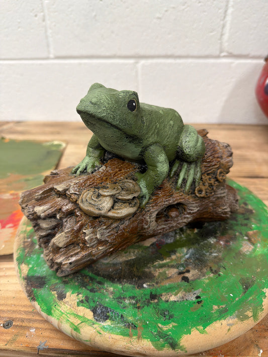 Frog On Log