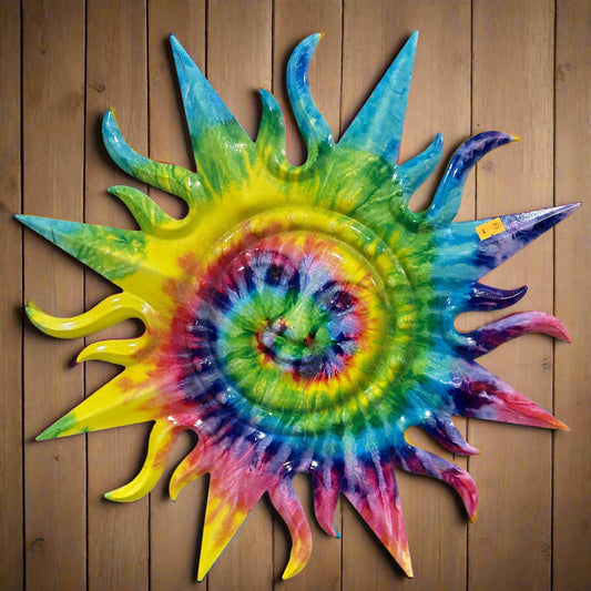 Metal Tye Dye Sun