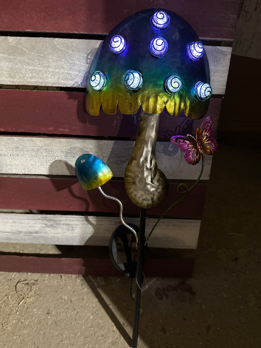 Solar Mushroom Stake