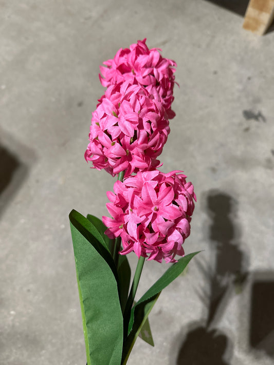 Pink Solar Flower Stake