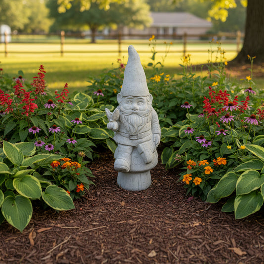 Gnome with Butterfly