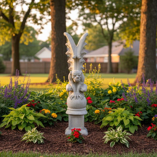 Gargoyle on Pedestal