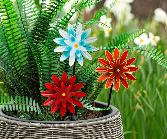Mini Colorful Flowers Spinner