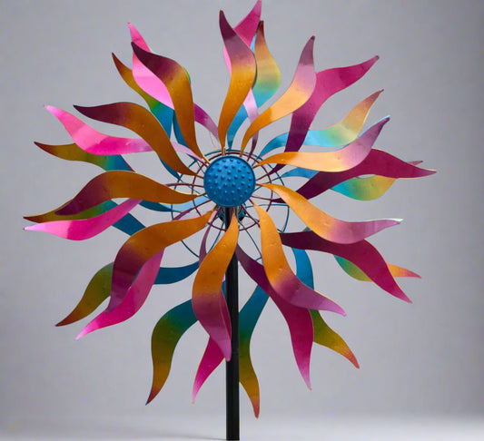 Spinner Orange Red Blue Flame
