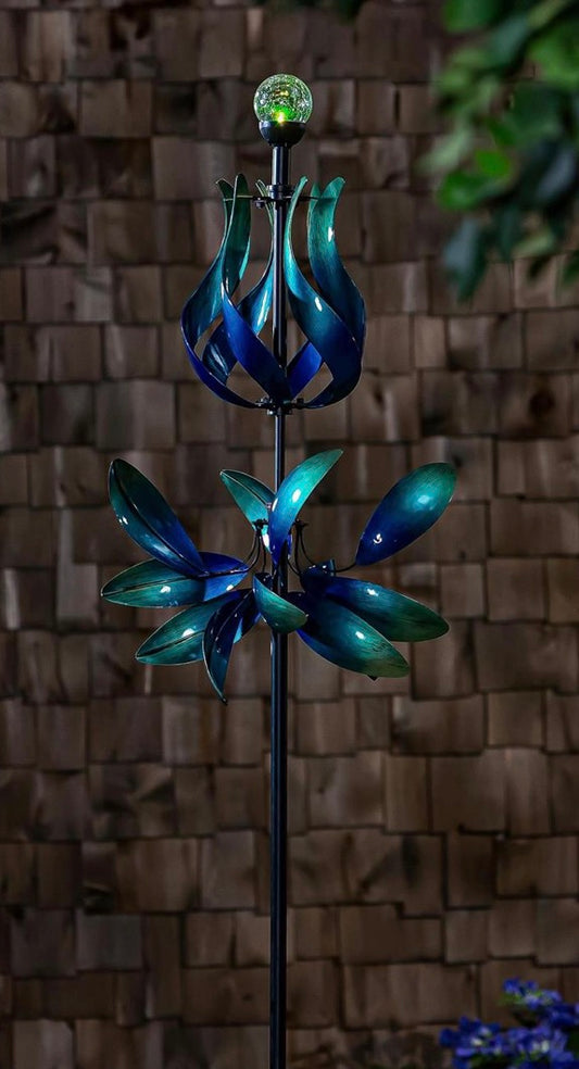 Blue Gradiant Solar Spinner