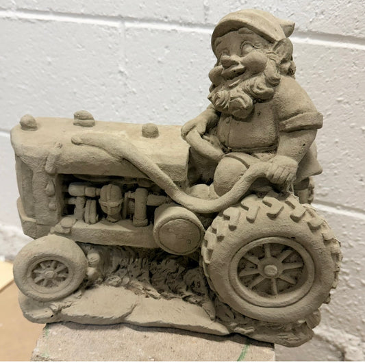Gnome on Tractor