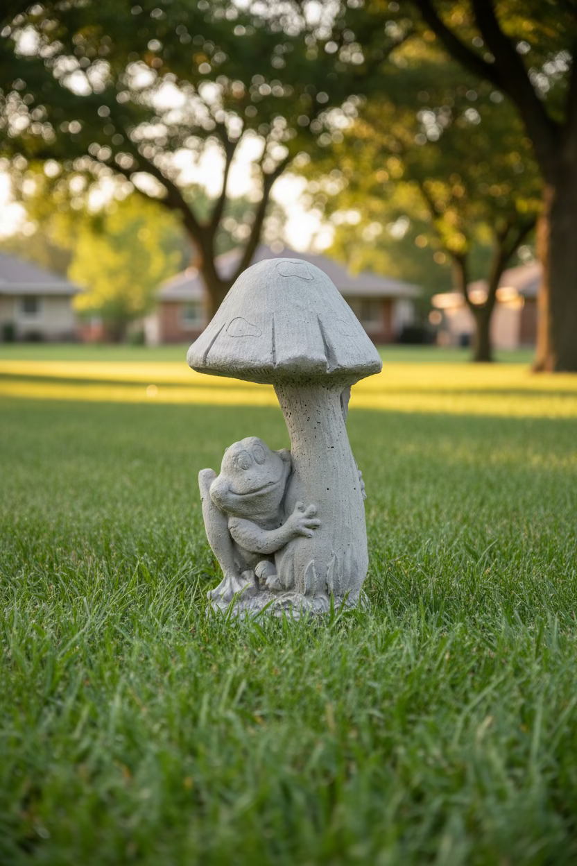 Frog with Mushroom