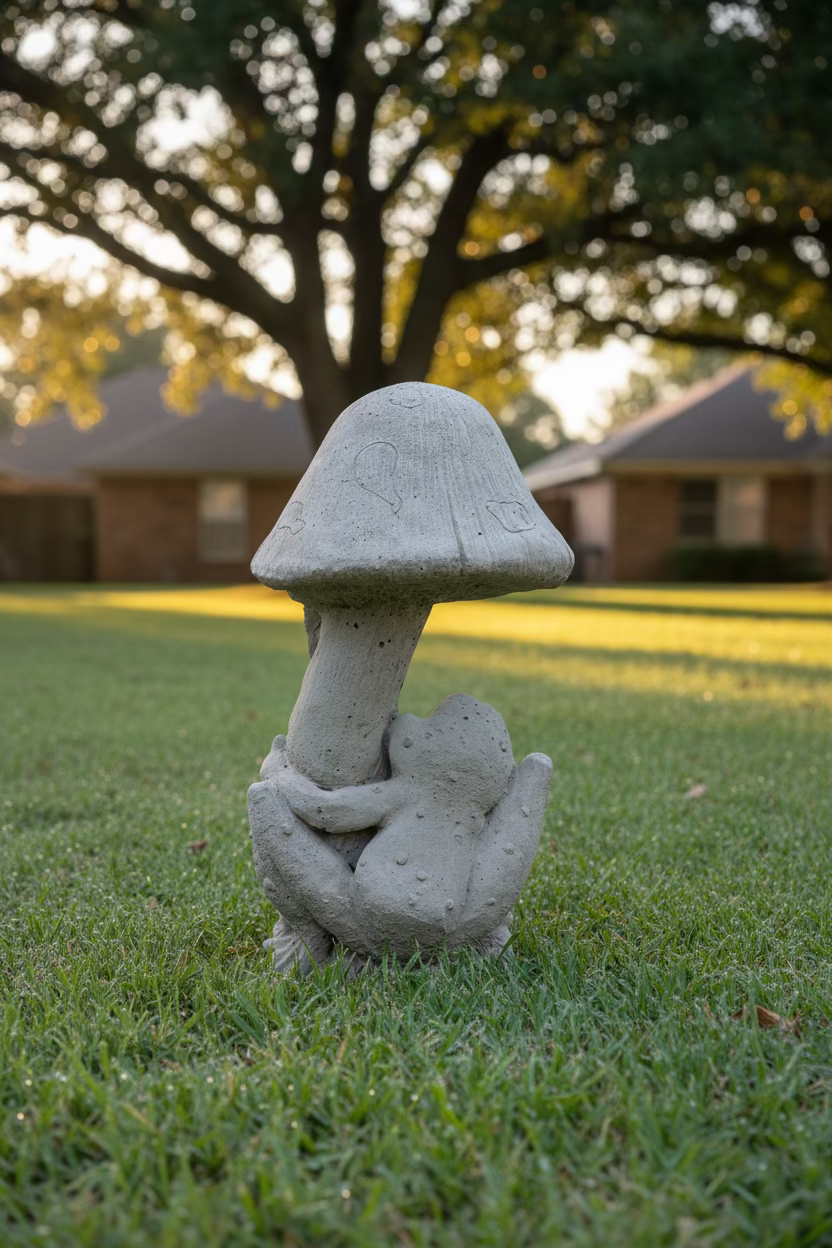 Frog with Mushroom