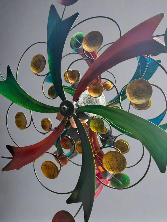 Spinner Solar Pinwheel w/ Cups