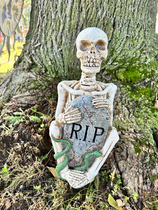 Poly Halloween RIP Skeleton