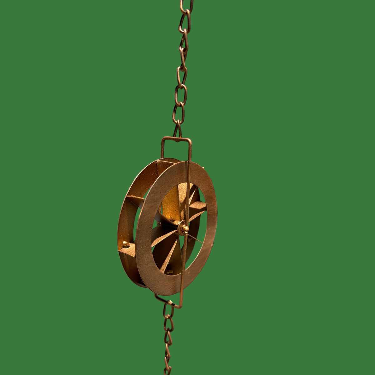 Water Wheel Rain Chain