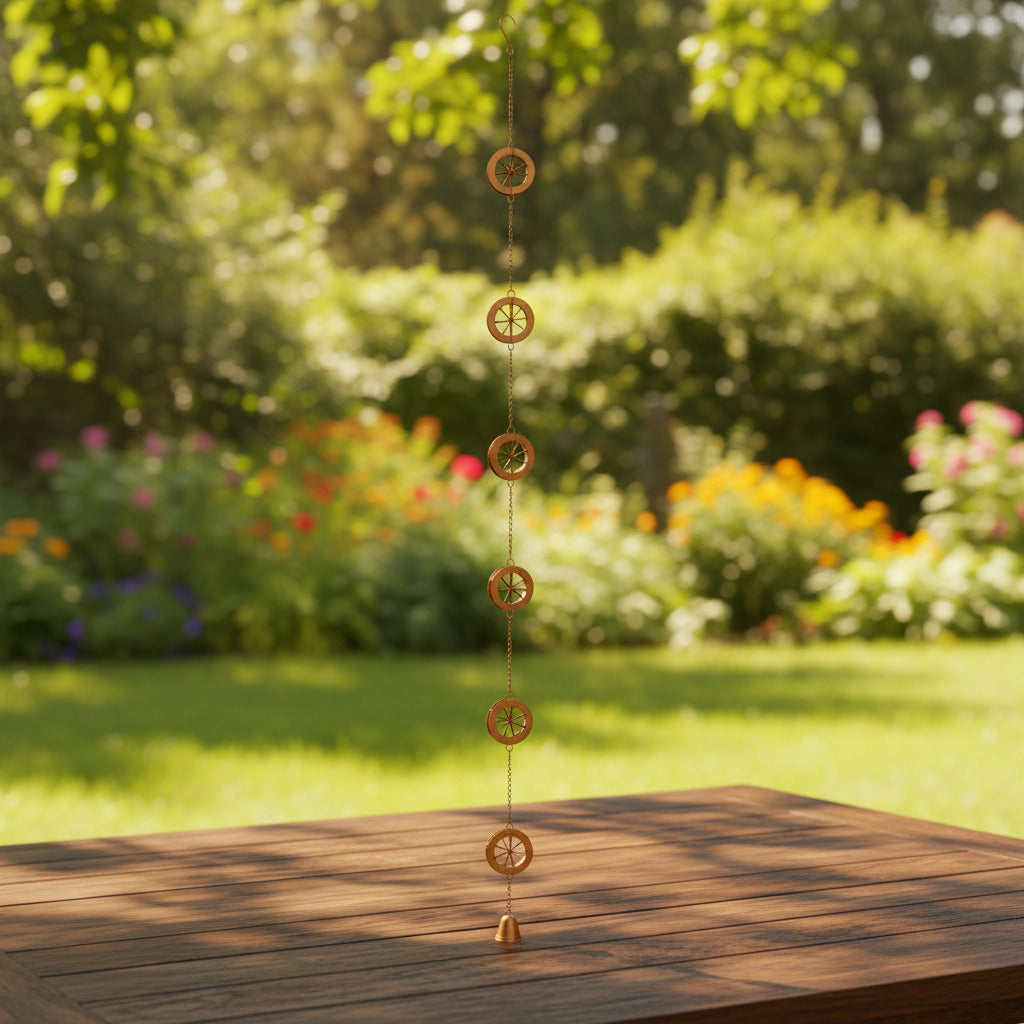 Water Wheel Rain Chain