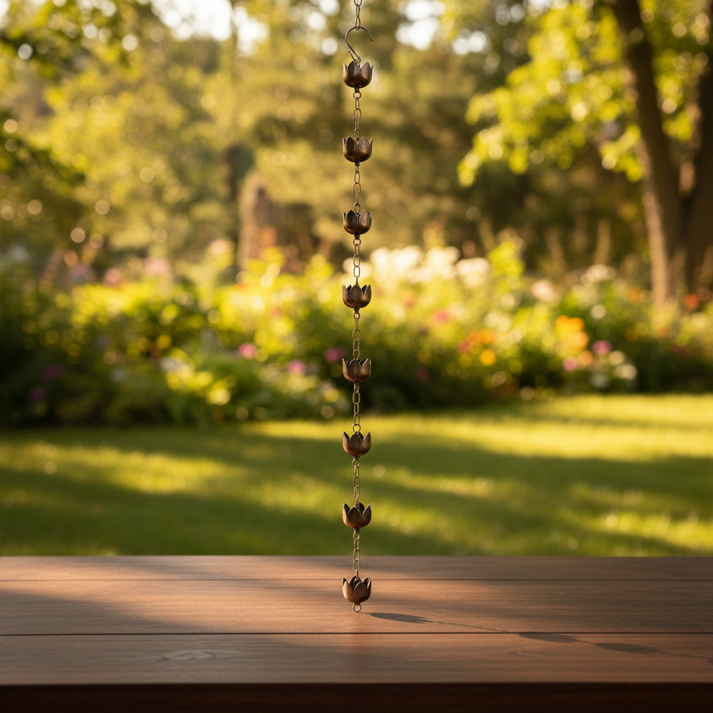 Tulip Rain Chain