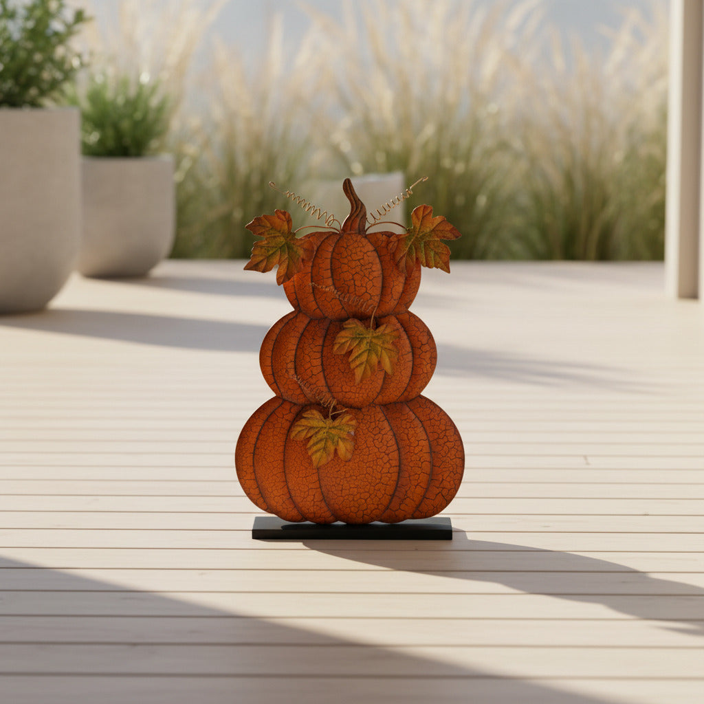 Triple Pumpkin On Base