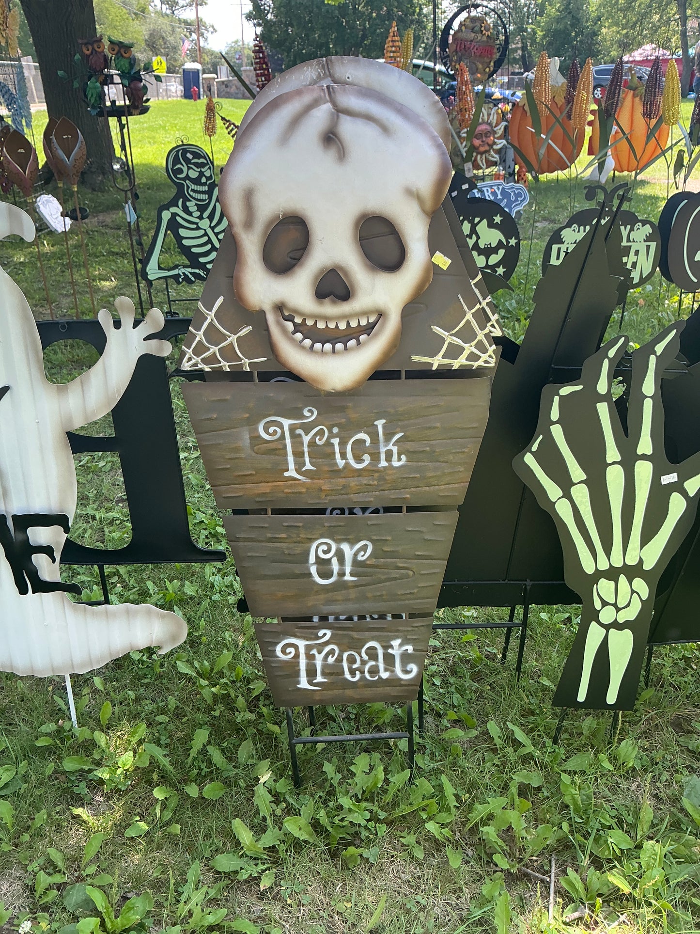 Trick Or Treat Coffin Skull