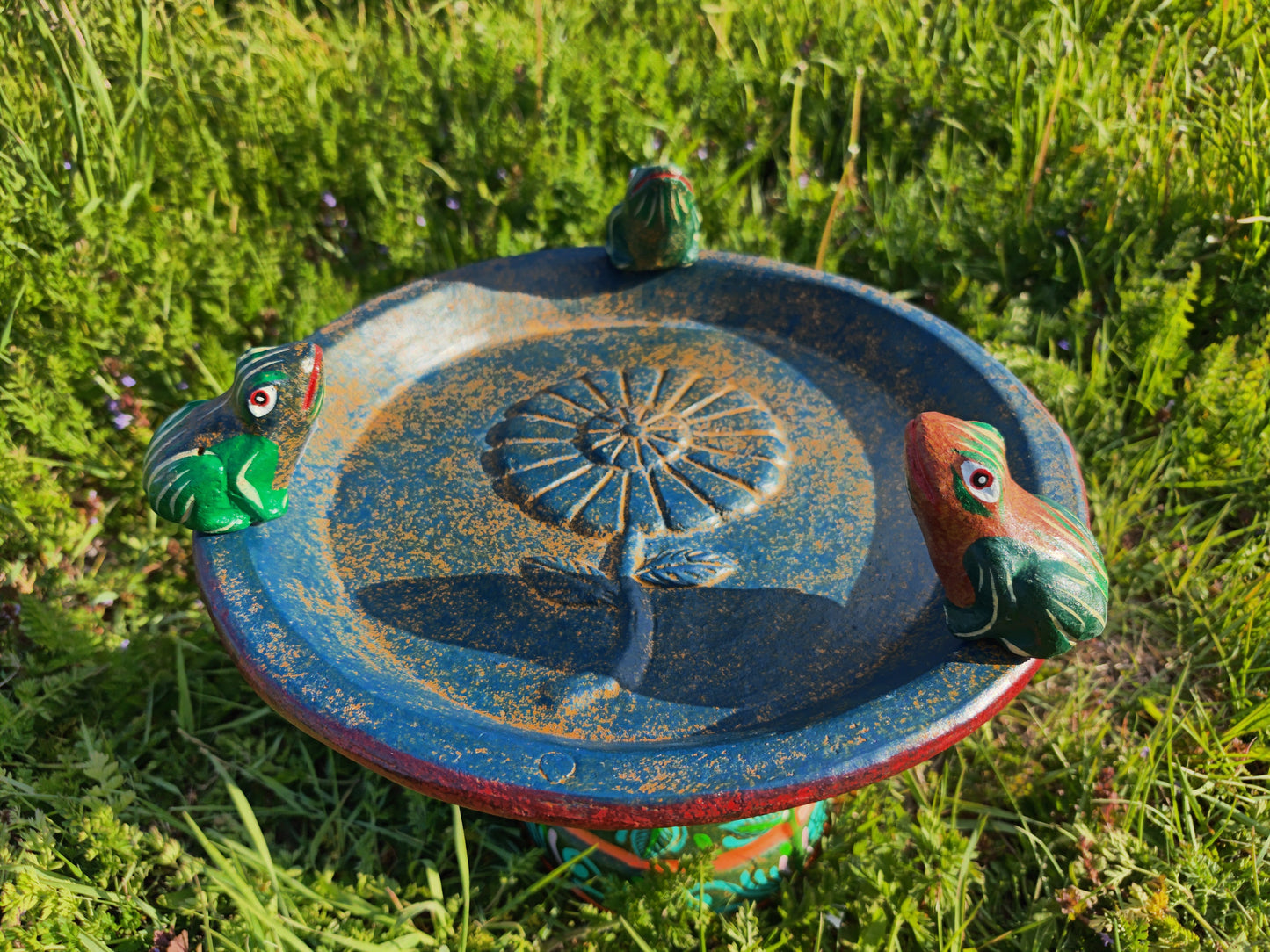 Terracotta Birdbath