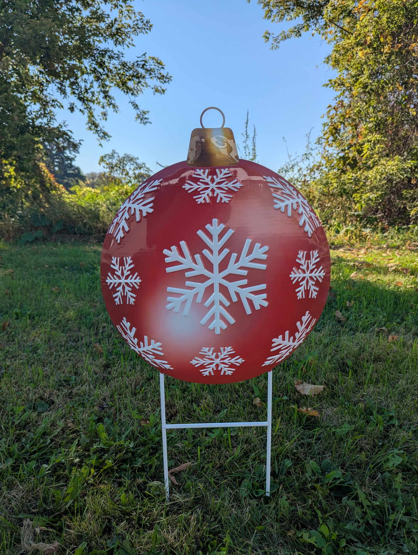 Christmas Bulb Snowflake