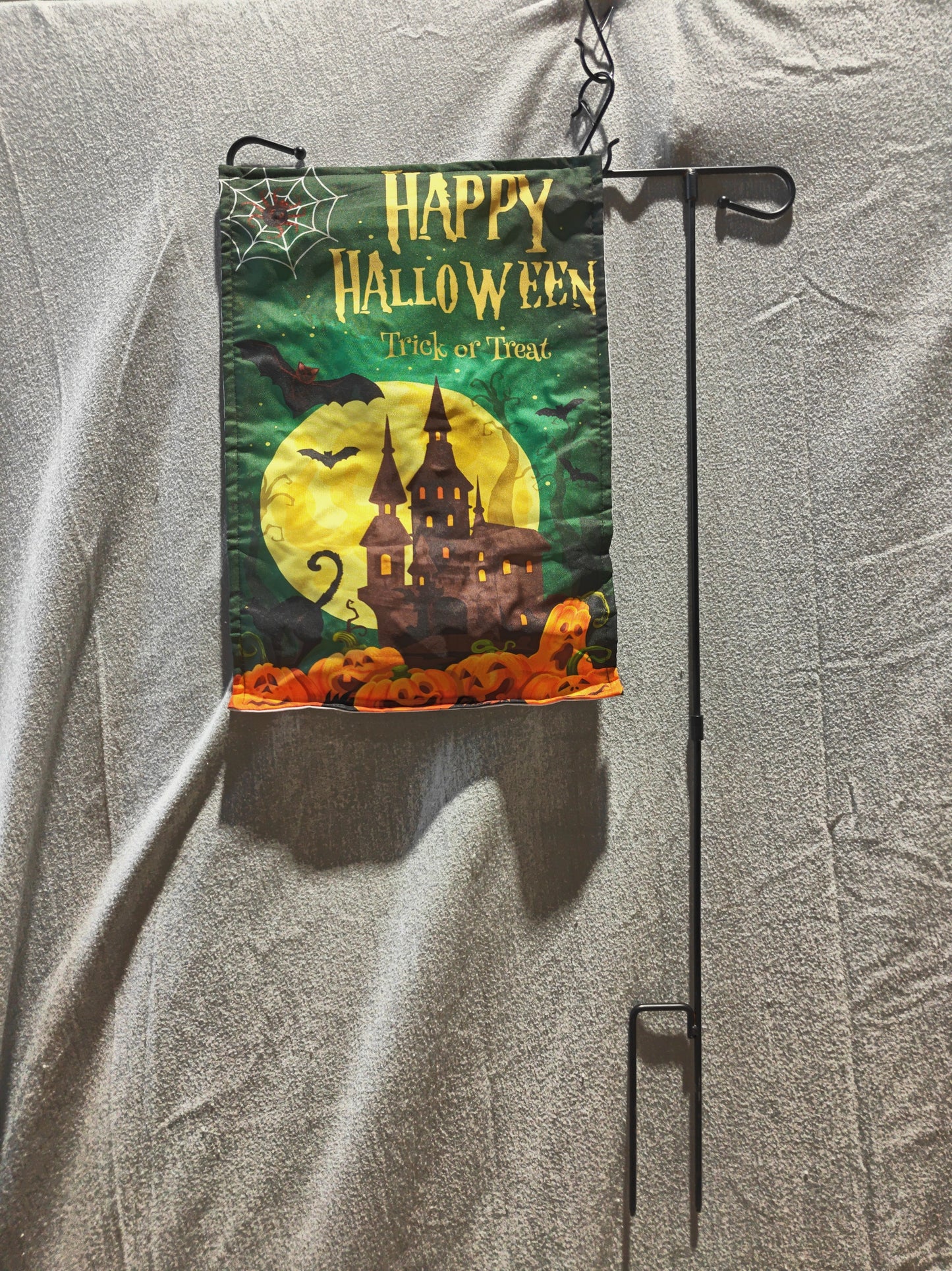Lighted Halloween Flag