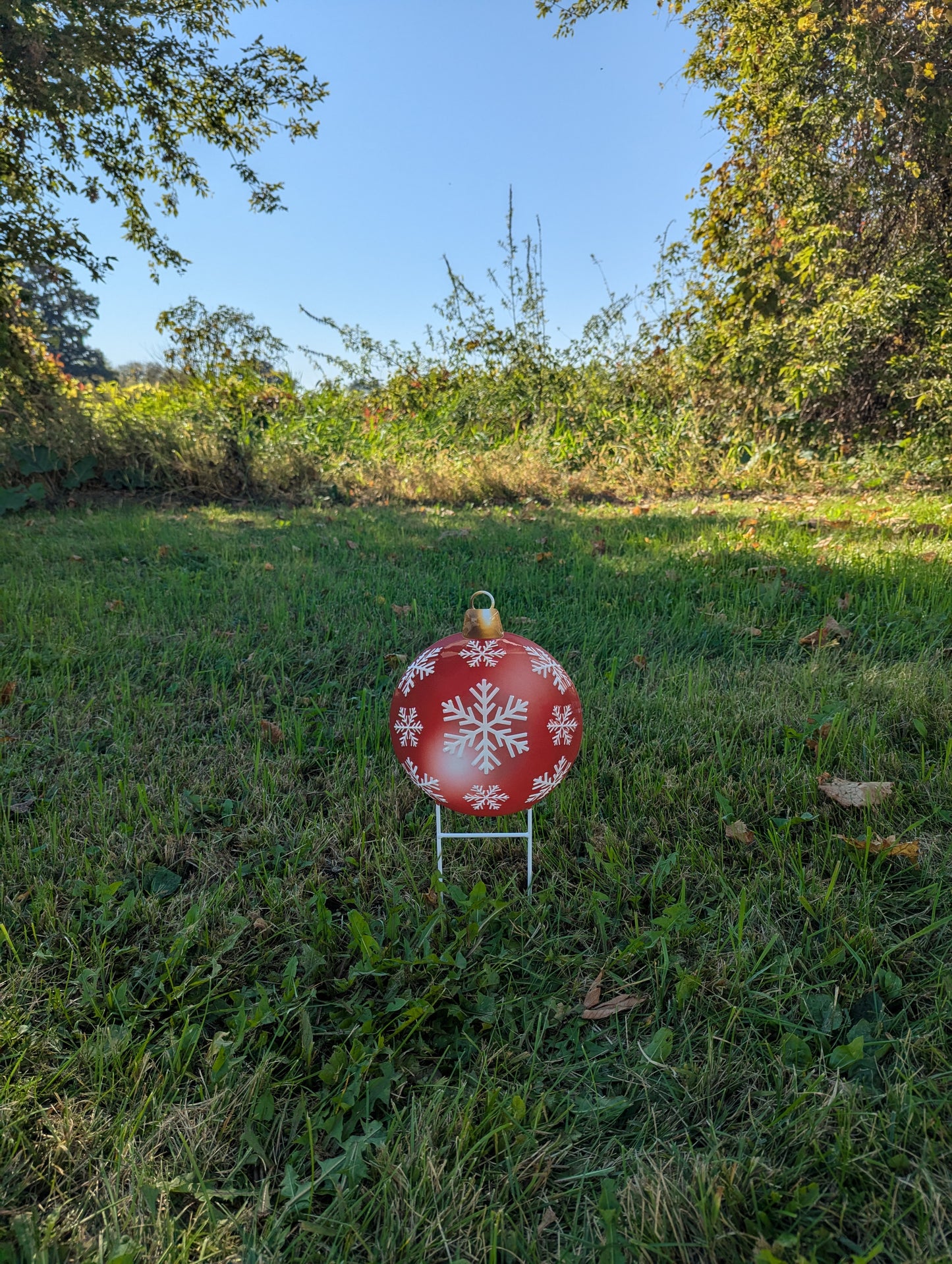 Christmas Bulb Snowflake