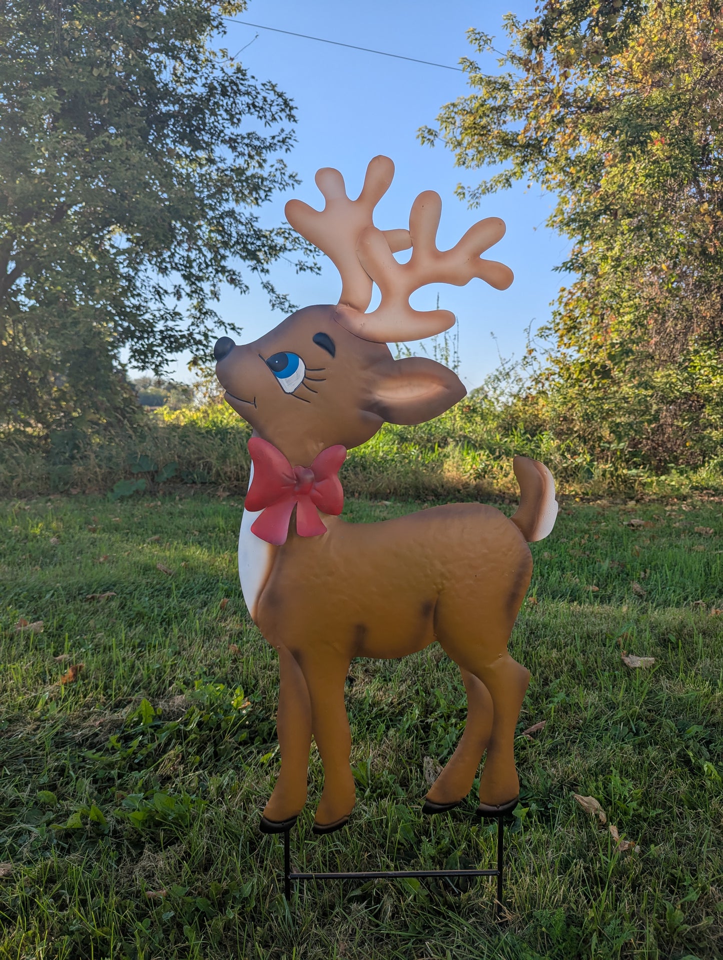 Christmas Metal Reindeer