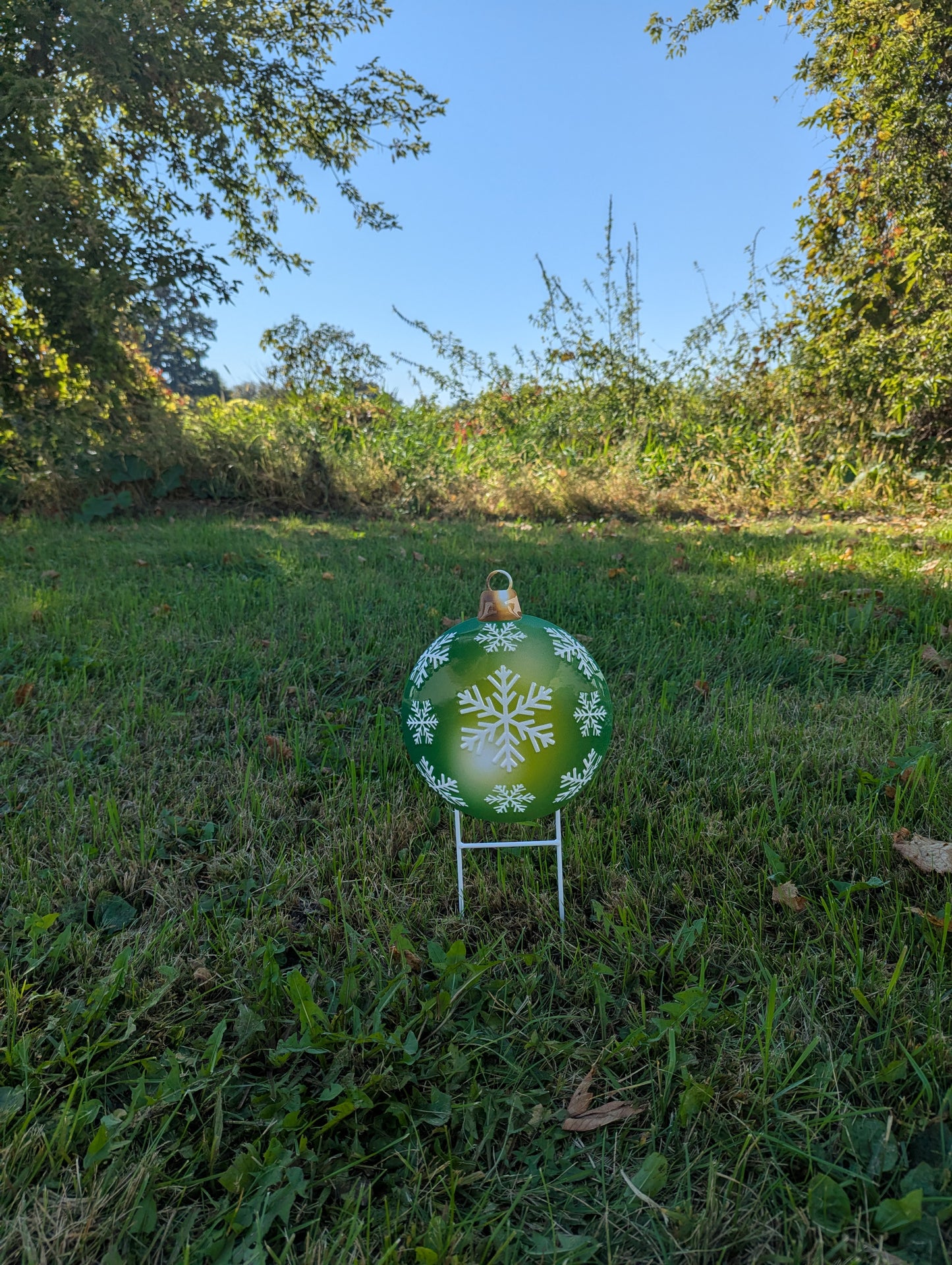 Christmas Bulb Snowflake