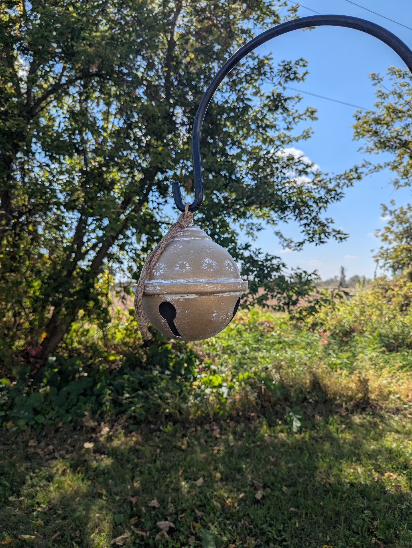 Gold Metal Christmas Bell