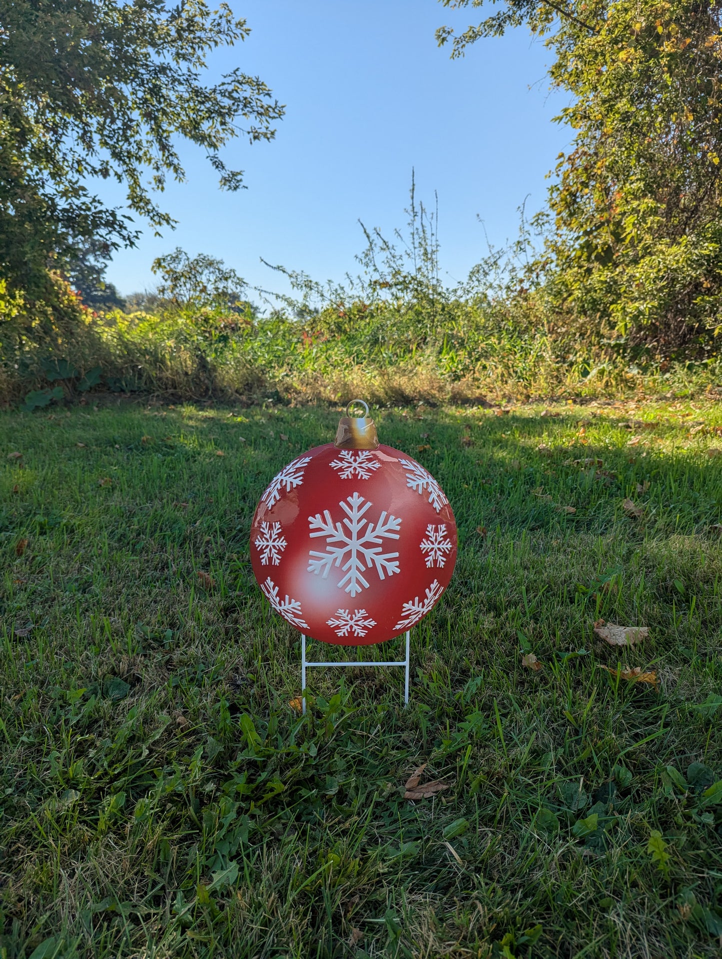 Christmas Bulb Snowflake