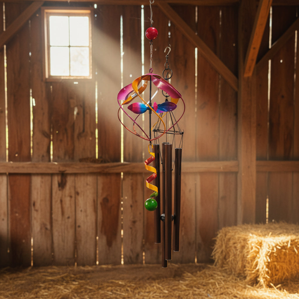 Glamorous Hanging Metal Spinners