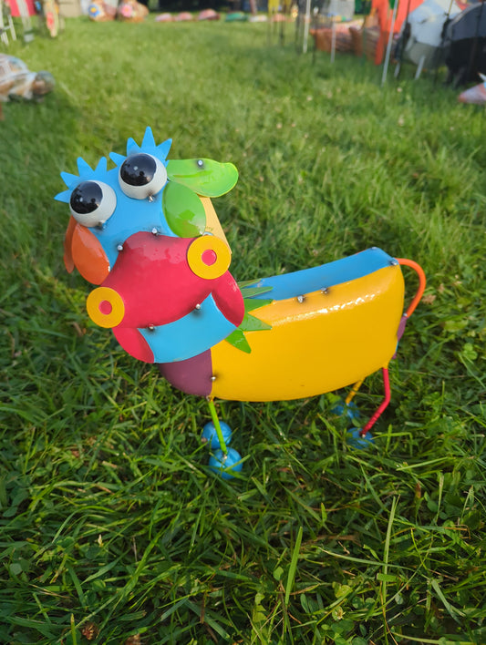 Colorful Metal Cow