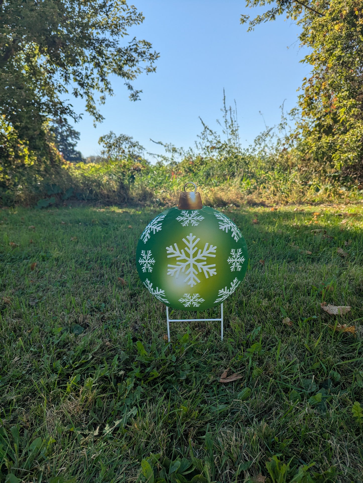 Christmas Bulb Snowflake