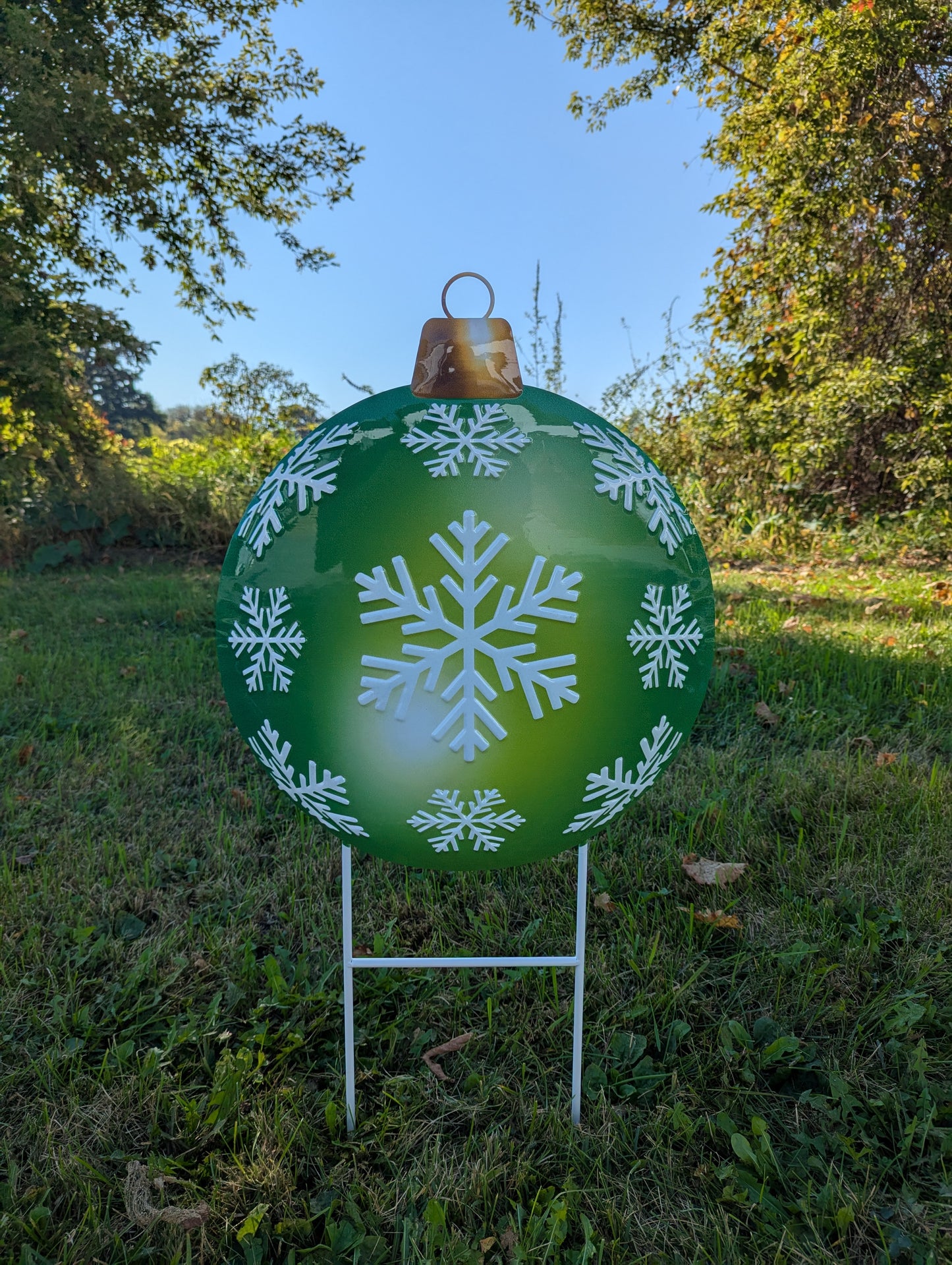 Christmas Bulb Snowflake