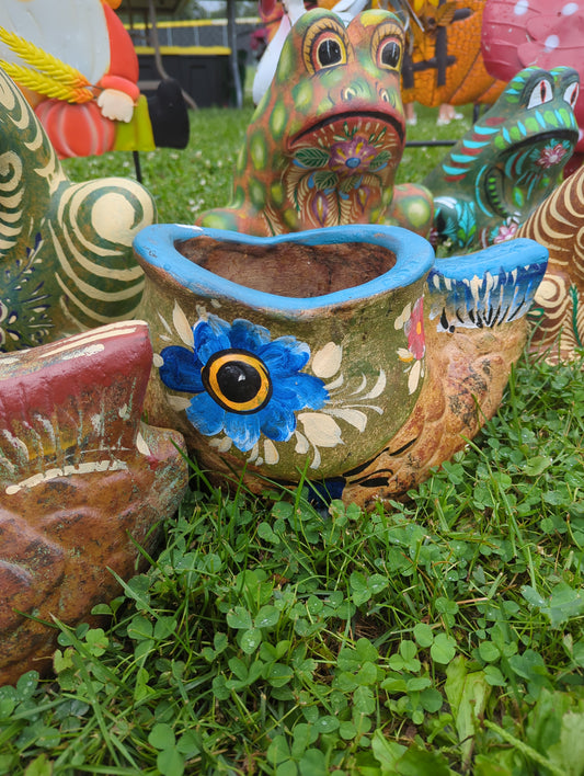 Open Mouth Fish Planter