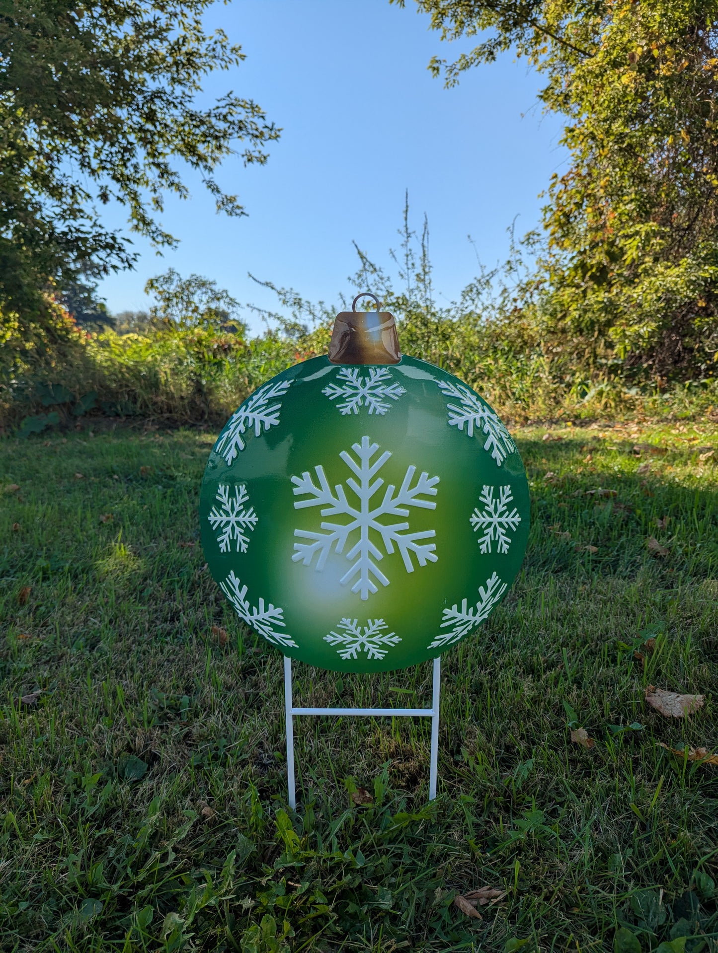 Christmas Bulb Snowflake