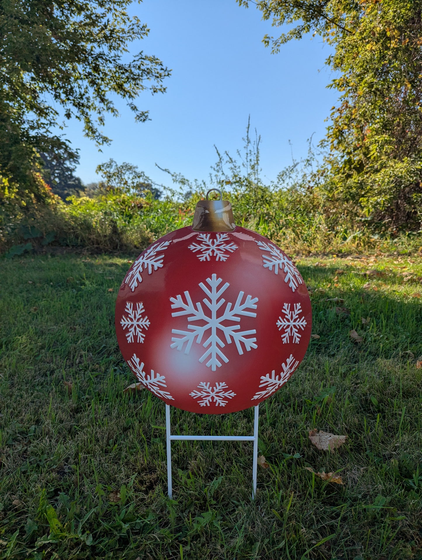 Christmas Bulb Snowflake