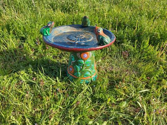 Terracotta Birdbath
