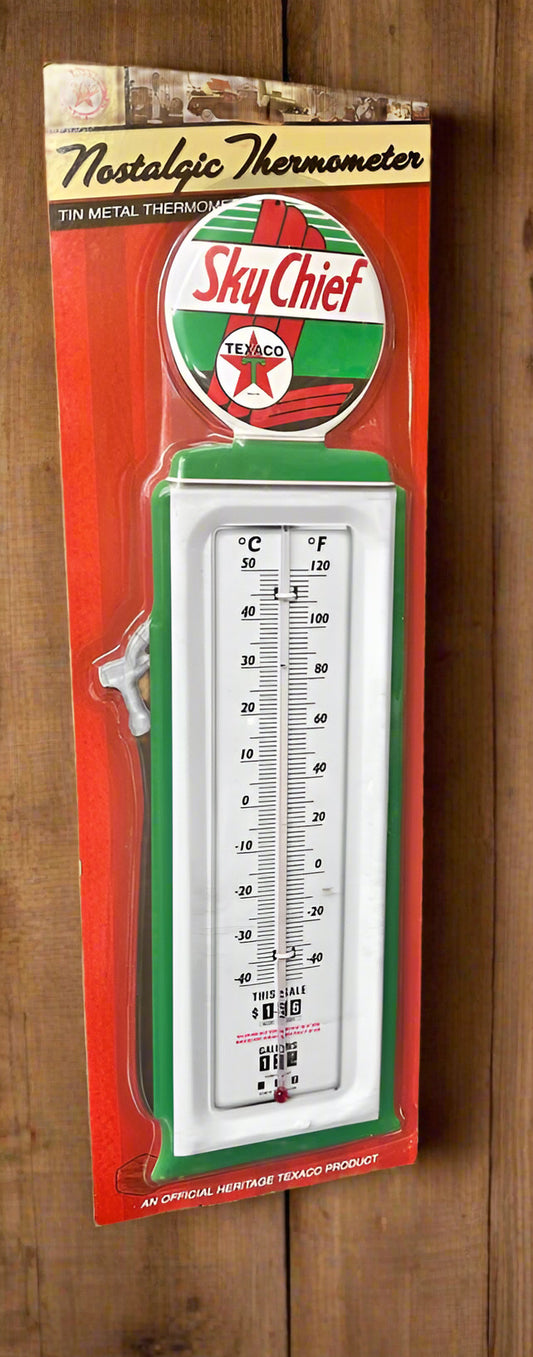 Texaco Sky Chief Gs Pump Thermometer